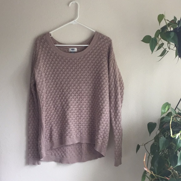 Old Navy Sweaters - Dusty Rose Thick Knit Sweater